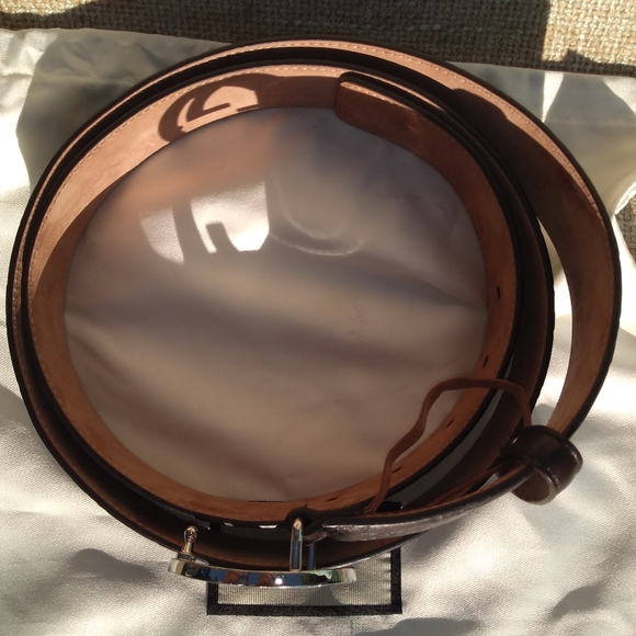 Gucci GG Interlocking Guccissima Leather Belt - Picture 4 of 8